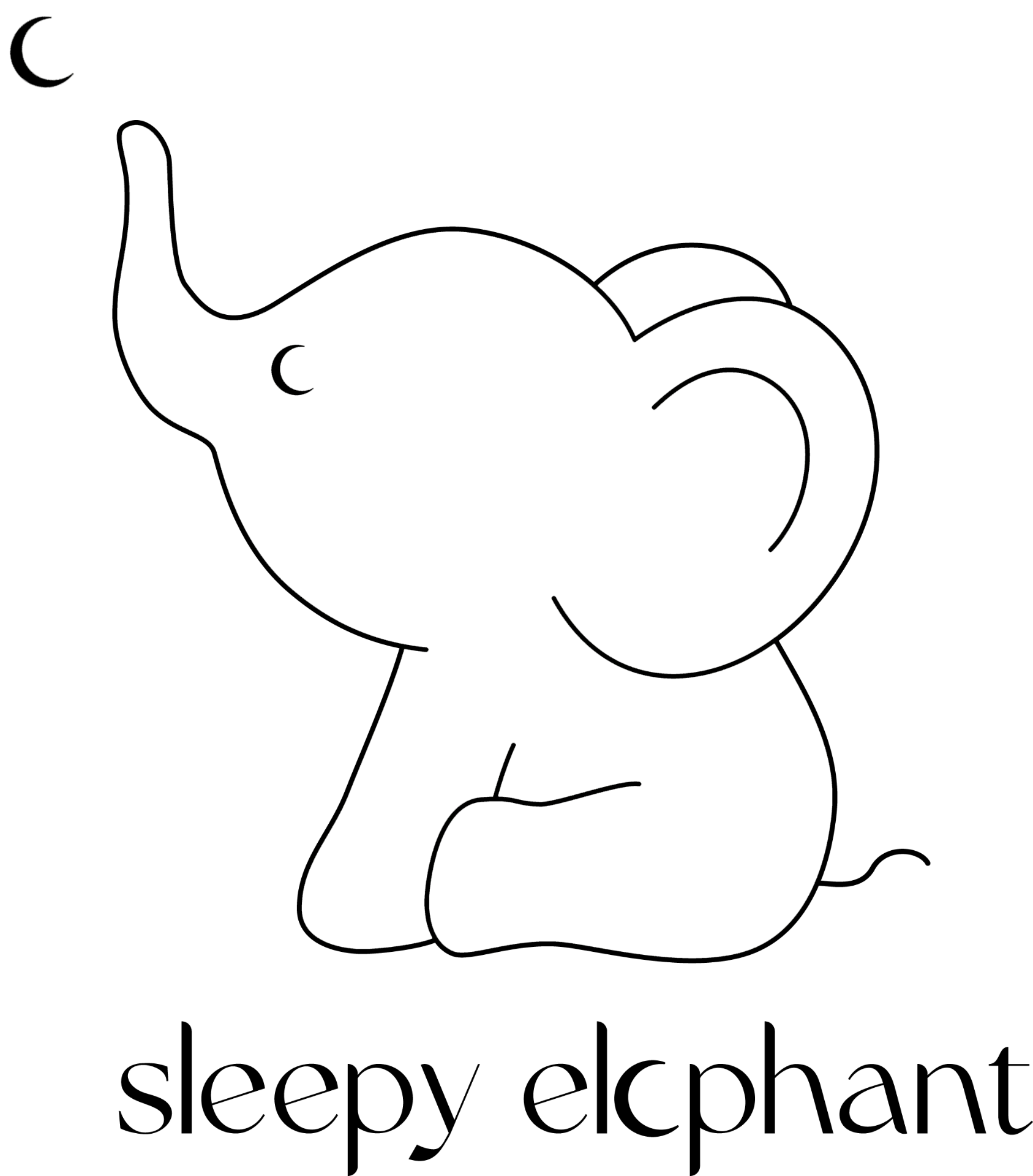sleepy elephant